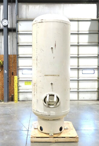 Silvan Vertical Compressed Air Receiver Tank 612 Gallon 150psi 42"x108" 126"OAH