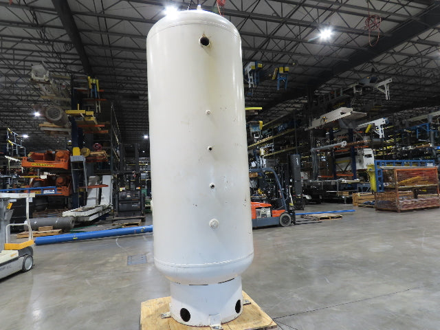 Silvan Vertical Compressed Air Receiver Tank 612 Gallon 150psi 42"x108" 126"OAH