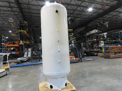 Silvan Vertical Compressed Air Receiver Tank 612 Gallon 150psi 42"x108" 126"OAH