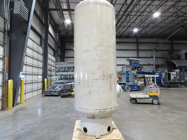 Silvan Vertical Compressed Air Receiver Tank 612 Gallon 150psi 42"x108" 126"OAH