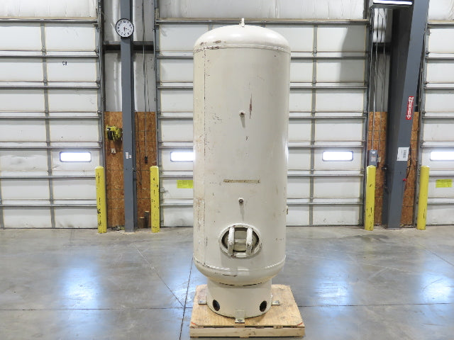 Silvan Vertical Compressed Air Receiver Tank 612 Gallon 150psi 42"x108" 126"OAH