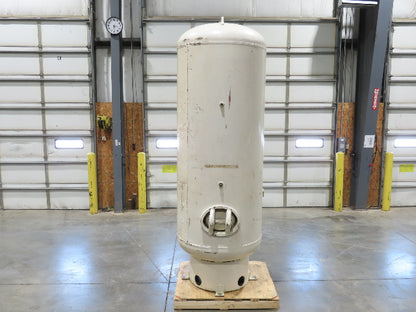 Silvan Vertical Compressed Air Receiver Tank 612 Gallon 150psi 42"x108" 126"OAH