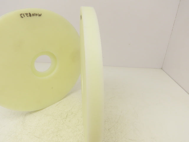 11" X 3/4" Nylon Solid Disc/Wheel 3/4" Thickness 2" Bore3" Recessed Lot of 2