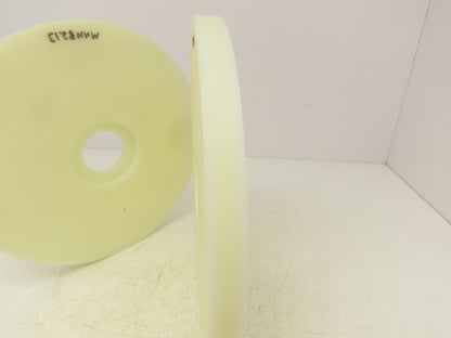 11" X 3/4" Nylon Solid Disc/Wheel 3/4" Thickness 2" Bore3" Recessed Lot of 2
