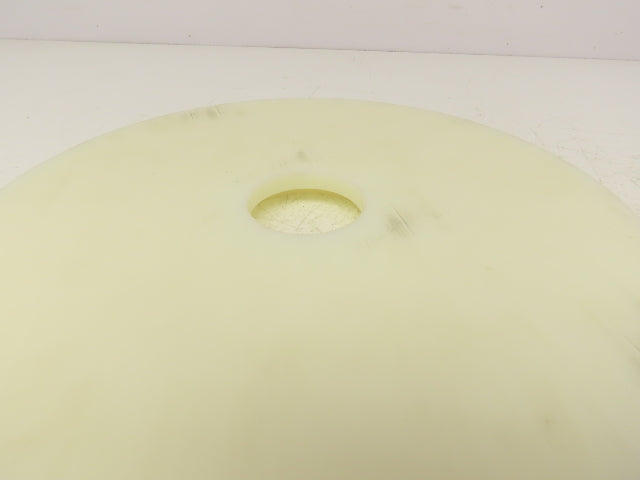 11" X 3/4" Nylon Solid Disc/Wheel 3/4" Thickness 2" Bore3" Recessed Lot of 2