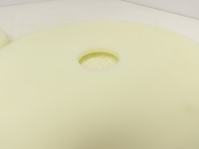 11" X 3/4" Nylon Solid Disc/Wheel 3/4" Thickness 2" Bore3" Recessed Lot of 2