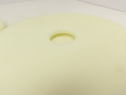 11" X 3/4" Nylon Solid Disc/Wheel 3/4" Thickness 2" Bore3" Recessed Lot of 2
