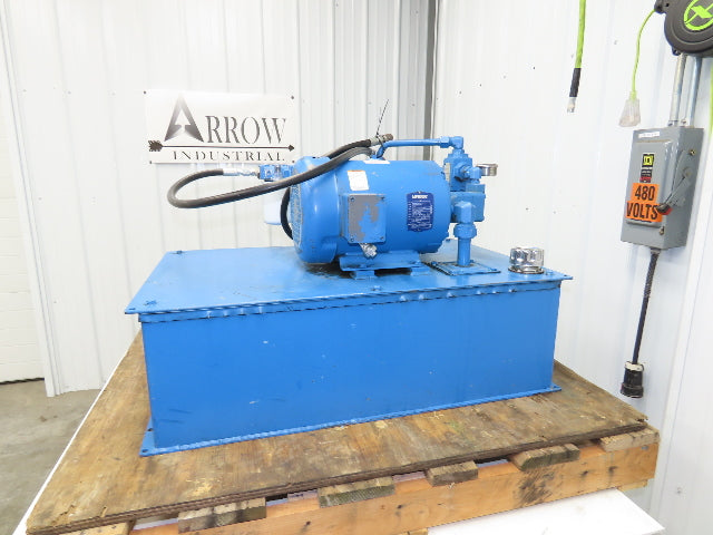 Eaton PSSCA1030V023 Hydraulic Power Unit 10.5GPM 2000PSI 30 Gal 230/460V 3Ph