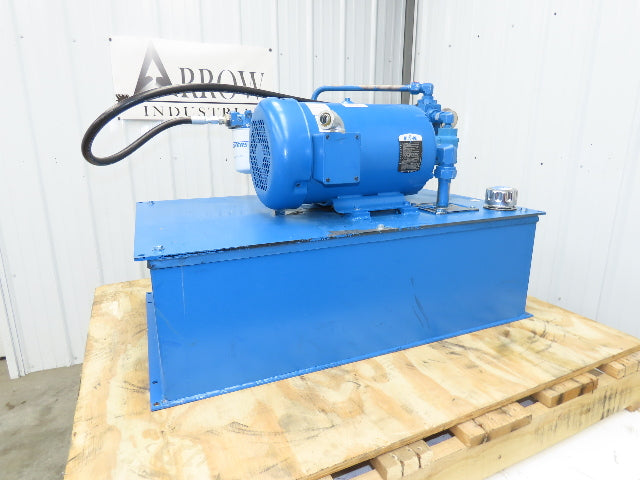 Eaton PSSCA1030V023 Hydraulic Power Unit 10.5GPM 2000PSI 30 Gal 230/460V 3Ph
