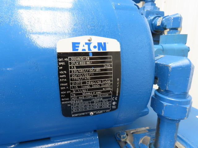 Eaton PSSCA1030V023 Hydraulic Power Unit 10.5GPM 2000PSI 30 Gal 230/460V 3Ph