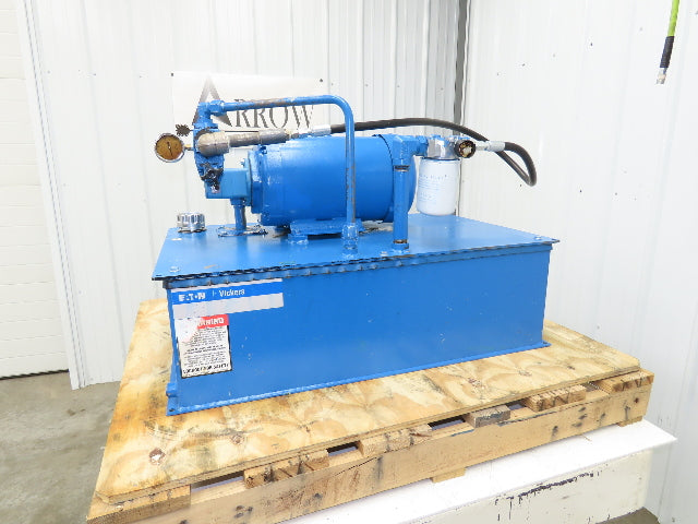 Eaton PSSCA1030V023 Hydraulic Power Unit 10.5GPM 2000PSI 30 Gal 230/460V 3Ph