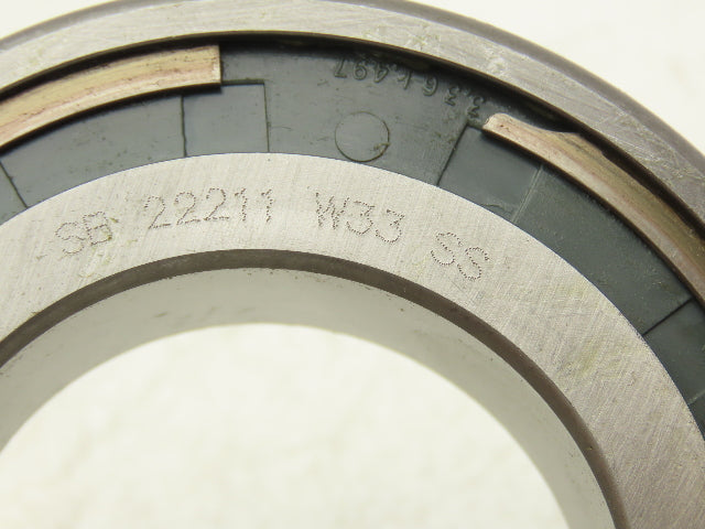 McGill SB22211 W33 SS SPHERE-ROL Roller Bearing 55mm ID 100mm OD 25mm W Lot of 2