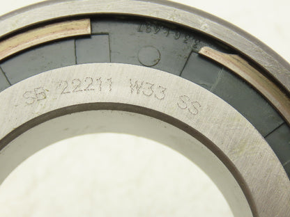 McGill SB22211 W33 SS SPHERE-ROL Roller Bearing 55mm ID 100mm OD 25mm W Lot of 2
