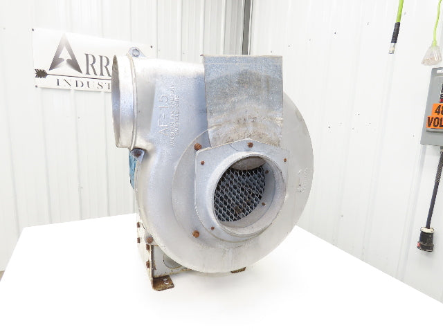 American Fan AF-15-B16550-8 High Pressure Blower 2094 CFM 10"SP 5Hp 3PH 8x8"