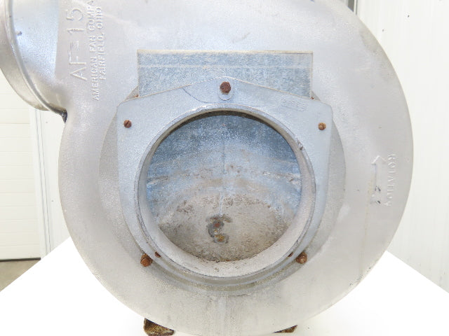 American Fan AF-15-B16550-8 High Pressure Blower 2094 CFM 10"SP 5Hp 3PH 8x8"