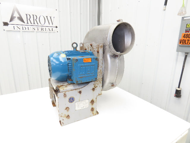 American Fan AF-15-B16550-8 High Pressure Blower 2094 CFM 10"SP 5Hp 3PH 8x8"