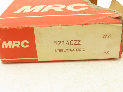 MRC 5214CZZ Double Row Bearing 70mm ID 125mm OD 1.5625" Width Double Sealed