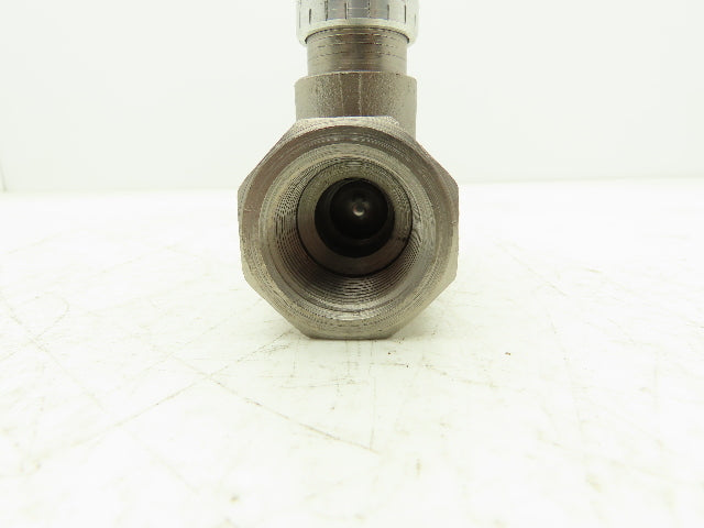 Alkon JF8N In-line Hydraulic Flow Control Valve 3000psi 1" NPT Nickel Plated
