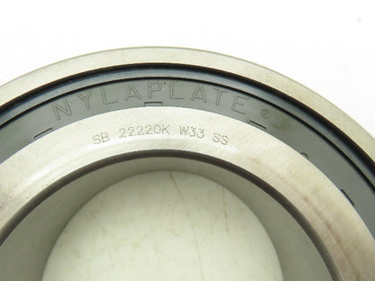 McGill SB22220K W33 SS SPHERE-ROL Roller Bearing 100mm ID 180mm OD 46mm Width