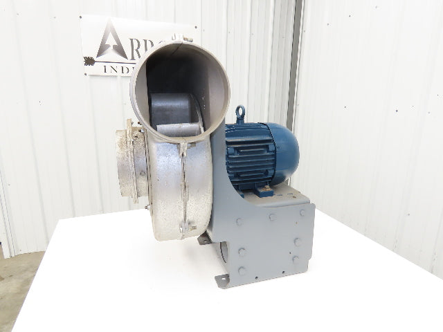 American Fan AF-15 High Pressure Blower 3Hp 3500 RPM 3PH Backward Curve 8x8"