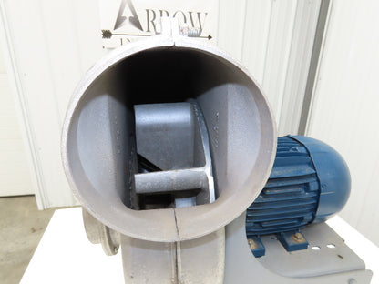 American Fan AF-15 High Pressure Blower 3Hp 3500 RPM 3PH Backward Curve 8x8"