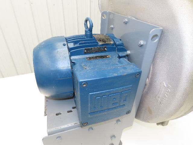 American Fan AF-15 High Pressure Blower 3Hp 3500 RPM 3PH Backward Curve 8x8"