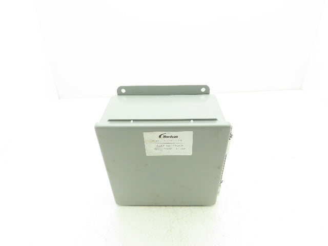 Hoffman A-808CH Electrical Enclosure JIC Terminal Blocks Panel Box 8x8x4"