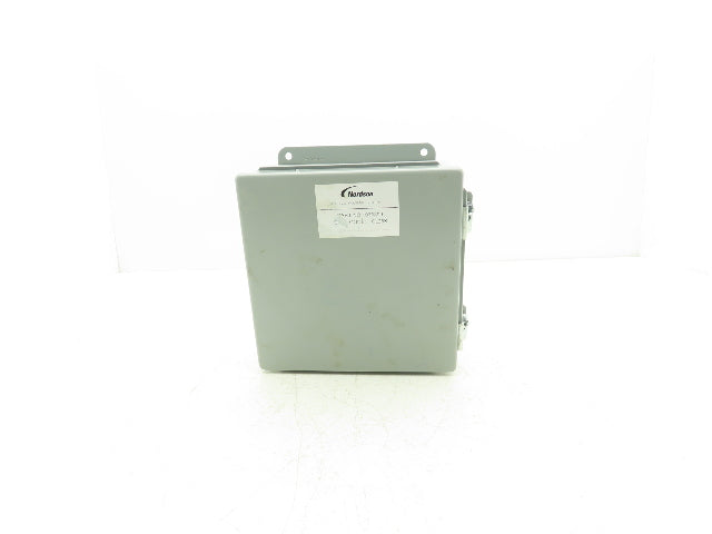 Hoffman A-808CH Electrical Enclosure JIC Terminal Blocks Panel Box 8x8x4"