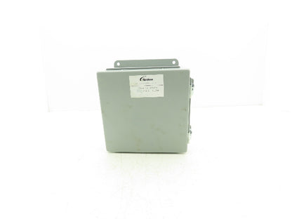 Hoffman A-808CH Electrical Enclosure JIC Terminal Blocks Panel Box 8x8x4"