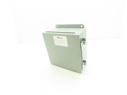 Hoffman A-808CH Electrical Enclosure JIC Terminal Blocks Panel Box 8x8x4"