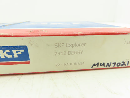SKF 7312 BEGBY Angular Contact Bearing 60mm ID 130mm OD 31mm Width Lot of 2