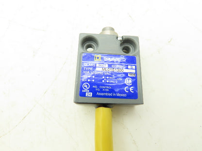 Square D 9007ML01S1300 Limit Switch Top ush Plunger 33' Cable Ser B 125/250VAC