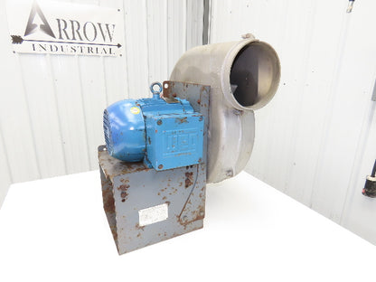 American Fan AF-15 High Pressure Blower 3Hp 3500 RPM 230/460V 3PH 7x8" Aluminum
