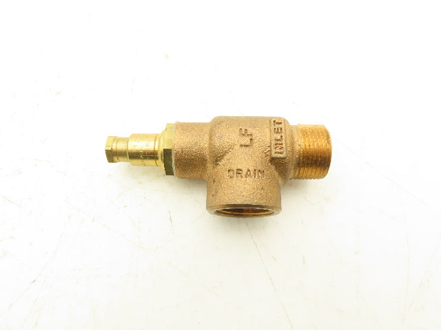 Cash Acme 09564-0125LF 09564-0125LF Miniature Relief Valve 3/4" NPT Adjustable