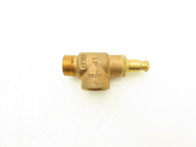 Cash Acme 09564-0125LF 09564-0125LF Miniature Relief Valve 3/4" NPT Adjustable