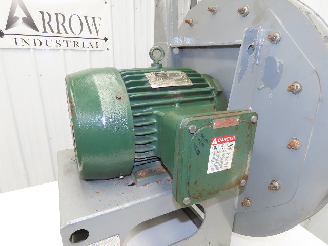 American 3N-04S-22.50 High Pressure Blower Fan 7.5HP 22.5" Blade 4 x 4" Inlet