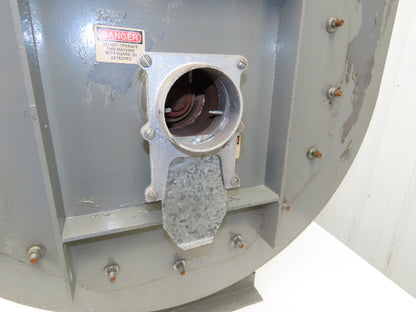 American 3N-04S-22.50 High Pressure Blower Fan 7.5HP 22.5" Blade 4 x 4" Inlet