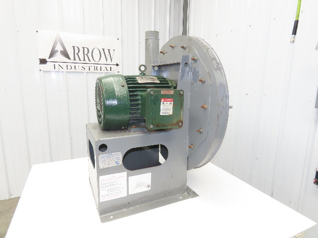 American 3N-04S-22.50 High Pressure Blower Fan 7.5HP 22.5" Blade 4 x 4" Inlet