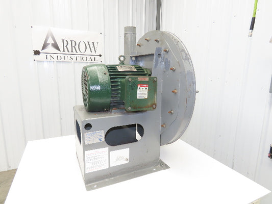 American 3N-04S-22.50 High Pressure Blower Fan 7.5HP 22.5" Blade 4 x 4" Inlet