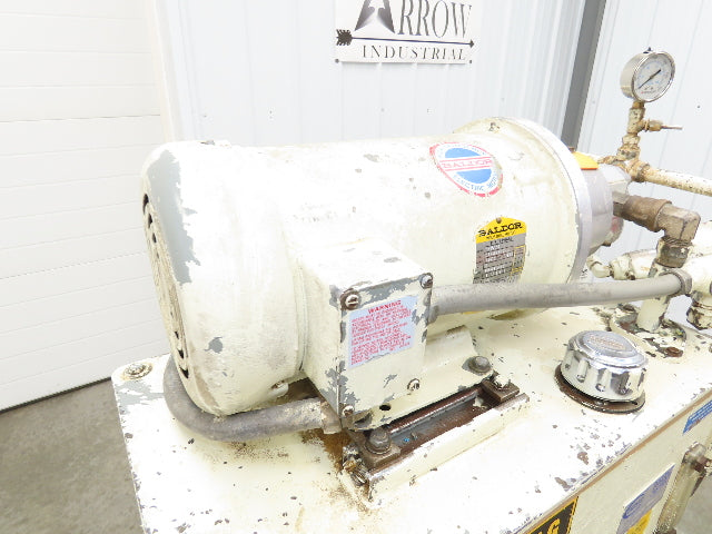 Bucher AP100/6.5 Hydraulic Power Unit 3 GPM 25Gal 3000PSI 5Hp 230/460VAC 3Ph