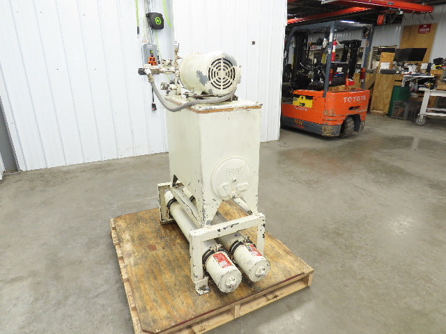 Bucher AP100/6.5 Hydraulic Power Unit 3 GPM 25Gal 3000PSI 5Hp 230/460VAC 3Ph