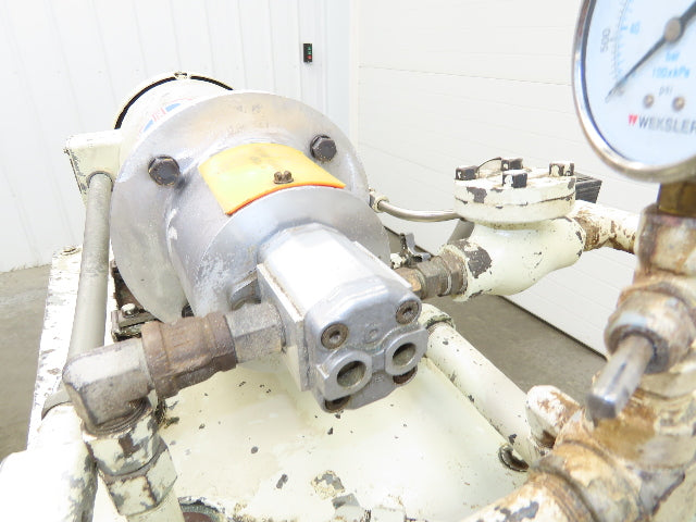 Bucher AP100/6.5 Hydraulic Power Unit 3 GPM 25Gal 3000PSI 5Hp 230/460VAC 3Ph