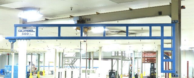Gorbel WSJ200-500-16  500Lb Wall Mount Work Station Jib Crane 16' Span 200°
