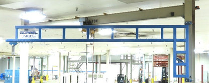 Gorbel WSJ200-500-16  500Lb Wall Mount Work Station Jib Crane 16' Span 200°