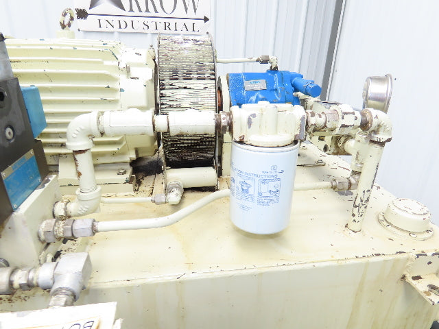 Vickers PVB6-LSY-20-C11 Hydraulic Power Unit 4.2 GPM 25 Gal 3000PSI 230/460V 3Ph