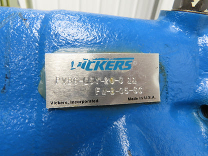 Vickers PVB6-LSY-20-C11 Hydraulic Power Unit 4.2 GPM 25 Gal 3000PSI 230/460V 3Ph