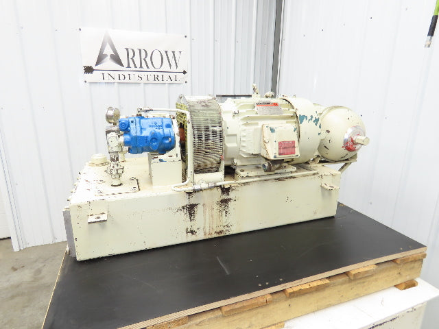 Vickers PVB6-LSY-20-C11 Hydraulic Power Unit 4.2 GPM 25 Gal 3000PSI 230/460V 3Ph