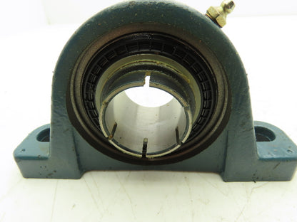 Dodge P2B-DLB-40M Pillow Block Bearing 40mm Bore Cast Iron Clamp Collar Lock