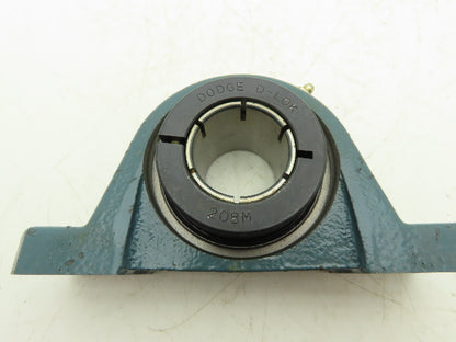 Dodge P2B-DLB-40M Pillow Block Bearing 40mm Bore Cast Iron Clamp Collar Lock