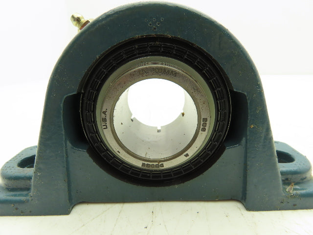 Dodge P2B-DLB-40M Pillow Block Bearing 40mm Bore Cast Iron Clamp Collar Lock